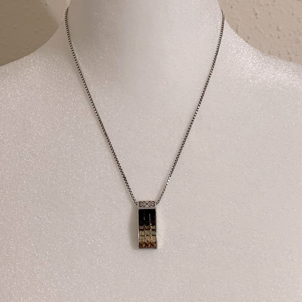 Brighton Topaz Ombré Bar Necklace